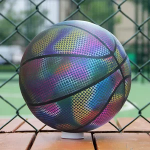 High Quality Reflective Glowing Basketball Long After Glow Luminous Fluorescent Basketball Ball