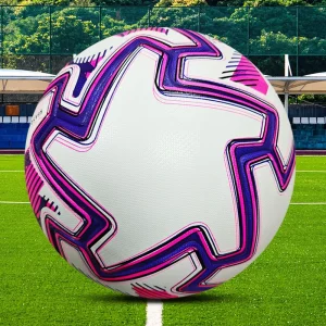 High Quality Size 5 Football with PU Material and Thermally Bonded Construction for Superior Performance Outdoor Use Durable