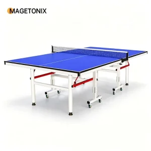 High Quality Standard Size Table Tennis Table Wheels Foldable Mobile Steel Frame Maigedun MGD B18 Family Entertainment Sports