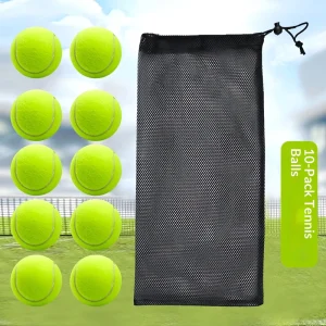 High Quality Tennis Balls Personalized Logo Yellow Practice Ball for Beginner Training Club Sports Equipment