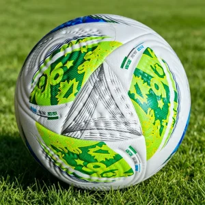 High Quality Thermal Bonded Machine Stitched PU Rubber Soccer Balls Size 5 for Men Official Match Professional Competition