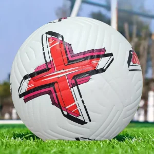 High Quality Thermal Bonding Football Size 5 PU Leather Football PU Soccer Ball for Adults Indoor Outdoor Training