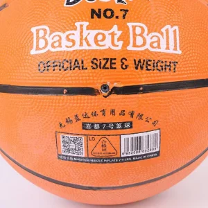 High Rebound Scuff Resistant Rubber PU Eco Friendly Lightweight Multi Functional Machine Stitched Size 7 Basketball