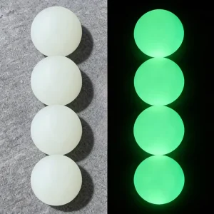 Hockey Balls Glow in the Dark Sports Balls for Indoor Outdoor Road Roller Hockey and Field Hockey Games