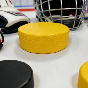 Hockey Shape Pu Foam Stress Ball Hockey Puck Stress Relieve Hockey Promotion