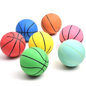 Hollow Pink Rubber Bounce Balls 60mm Bounce Squash Ball Mini Basketball Customs Promotional Toys