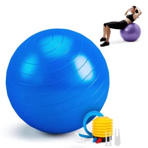 Home Gym Equipment Fitness Exercise Thicken Inflatable Anti explosion 55 cm Gymnastic Massage Yoga Ball