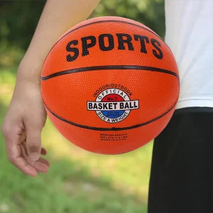Hot Selling High Quality Rubber Basketball Size 7 Basketball for Promotion and Daily Use