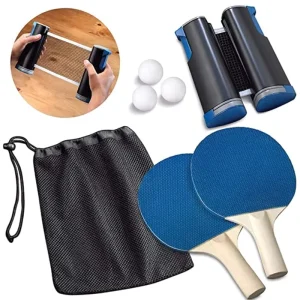 Hot selling a Set of Table Tennis Series Including 2 Rackets 3 Ball and Flex Net