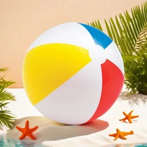 Huge Inflatable Beach Ball Colorful Big PVC Beach Ball for Water Game