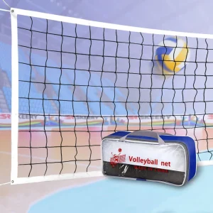 Huimin Champion Professional High Quality 9.5m*1m Foldable HDPE Black Beach Volleyball Net Customized Four Sides Court Equipment