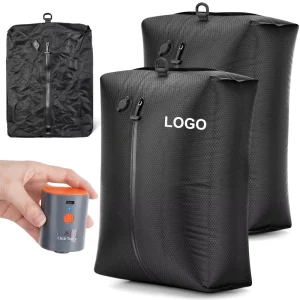 IP67 Reusable Space Saver Waterproof Travel Vacuum Compression Bags 25L With Wireless Rechargeable Pump For Suitcase Backpack