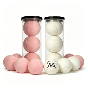 ITF Standard Tennis Balls Pressurized High Performance Durable Rubber Core 45% Wool Custom Colors & Logo Available