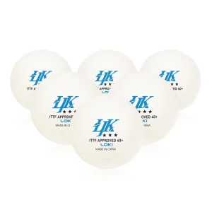ITTF Certified Ping Pong Balls 40+ New ABS Material Stable Trajectory More Durable Table Tennis Ball for Match