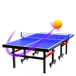 ITTF standard 15mm 18mm 25mm tennis table indoor pingpong table tennis board folding movable ping pong table