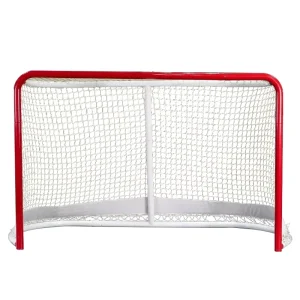 Ice Hockey Goal for Outdoor Sports Alloy Steel with Nylon Net Lightweight & Portable Easy Assembly with Sleeve Netting System