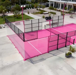 In Europe Fast Lead Time Double Super Panoramic Padel Court Single Paddle Court Terrain De Padel Padelplatz Campo Da Padel