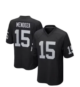 In Stock American Football Las Vegas Draft First Pick Indiana University Fernando Mendoza Stitched Breathable Jersey
