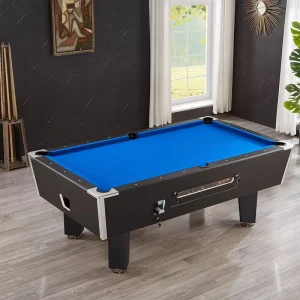 In Stock Factory Direct Price Commercial Modern 8ft 7ft Wooden Token Coin Operated Pool Table for Bar Clubs