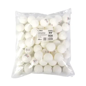 In Stock Loki 1 3 Star Table Tennis Ball More Rounded White Orange 40+mm Pingpong Balls With Better Elastic