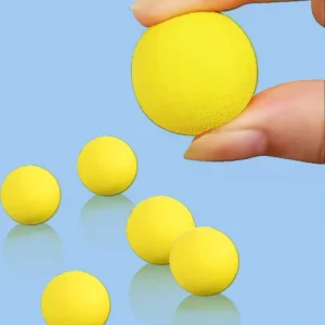In Stock Yellow EVA Plastic Ball Children’s Pet Teaser Cat Toy Soft Bullet Gun with Hit Me Duck