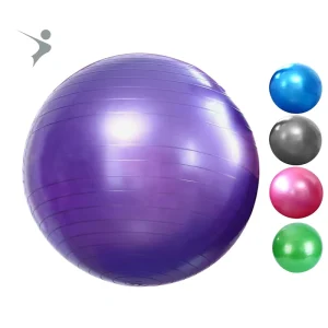 Include Pump 75cm Big Yoga Balls Exercise Pilates and Fitness Ball Eco friendly Gym Yoga Balls Strong Stability PVC