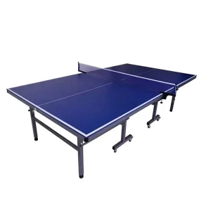 Indoor Foldable Training Table Tennis Stand MDF PingPong Table Set with Wheels
