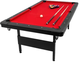 Indoor Household 6ft Folding Billiard Table Portable Foldable Pool Table