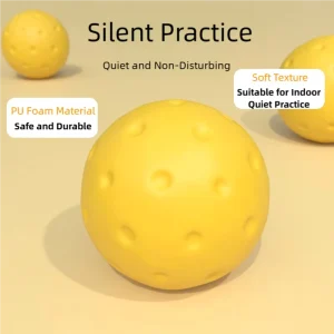 Indoor Low Noise Reduction Foam Pickleball Balls 40 Hole Training Equipment
