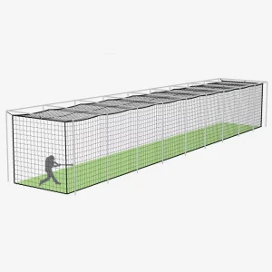 Indoor Outdoor Batting Cage Net 55x14x12 for Baseball and Softball