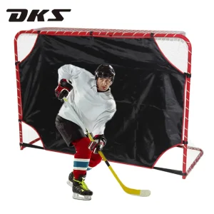Indoor Outdoor Steel Kids Roller Street Customized Size Shooter Tutor Hockey Goal Practice Target Hockey Goal