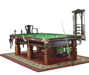 Indoor Snooker Billiard Tables Custom Logo Multiple Cloth Colors for Education Training Entertainment Direct