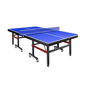 Indoor Training 15mm Professional Pingpong Table With Casters Foldable Movable Table Tennis Tables