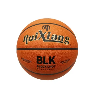 Indoor Training Basketball Custom Logo Printed Ultra Fine Fiber Microfiber Cover Natural Rubber Bladder 7 for Game Use