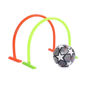 Indoor Turf Training Arches Soccer Training Passing Arches Semi-Circle Football Goal Portable Mini Soccer Goal