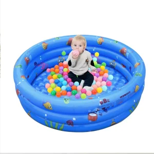 Inflatable Baby Kids Swim Pool Indoor Outdoor Ball Pit Pool Inflatable Pool Trampoline Water Game Play Center