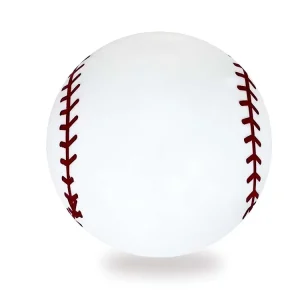 Inflatable Baseball Swimming Pool Fishing Kayak Game Toys Each Game Toys OPP Bag B-001 PVC Plastic Baseball Party White Inches
