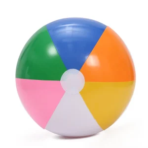 Inflatable Beach Ball for Kids Water Play Lightweight Colorful UV Printed Promotional Use Pool Party