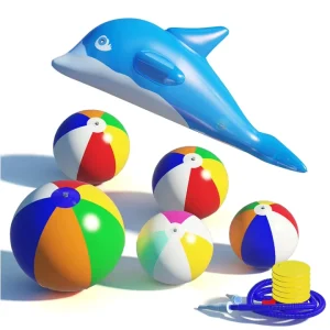 Inflatable Beach Balls for Kids Beach Balls for Swimming Pool Party Beach Balls Assorted Sizes