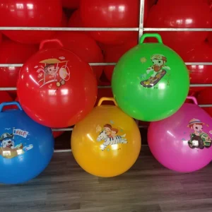 Inflatable Children Playing Jumping Ball Toy Hopper Bouncy Handles Balls for Kids