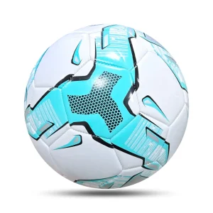 Inflatable Football 2.7mm PVC Soccer Balls Machine Stitched for Training and Match