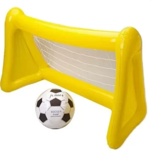 Inflatable Kids Soccer Goal Set Portable Mini Soccer Net with Junior Soccer Ball