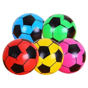 Inflatable PVC Toy Plastic Soccer Balls for Kids Outdoor Play