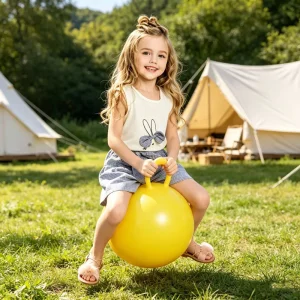 Inflatable PVC Toys Hopper Ball with Handle Jumping Ball
