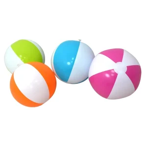 Inflatable Rainbow Beach Ball Water Play Interactive Ocean Ball Toy for Playpits
