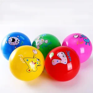 Inflatable Toy Ball 9 Inch 50 60 70 80g PVC Jumping Ball for Kids