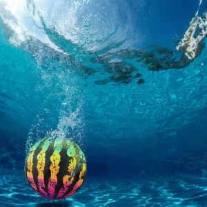 Inflatable Water Walking Watermelon Diving Ball Pool Water Tank Float Valve With Plastic Ball Inflatable Toy 16P PVC