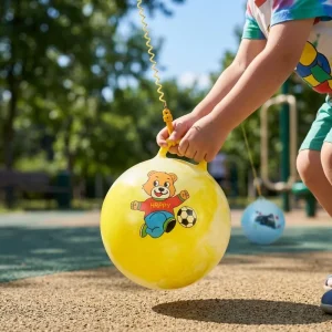 Inflate Fun Bounce Ball Stress Balls with String