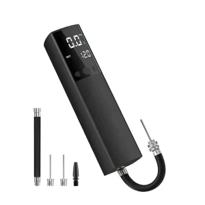 Inflation with Precise Pressure Gauge and Digital LCD Display for Football Basketball Smart Air Pump Portable for Ball