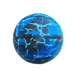 Innovative Designed Famous Mix Colored Rubber Basketball for Sports